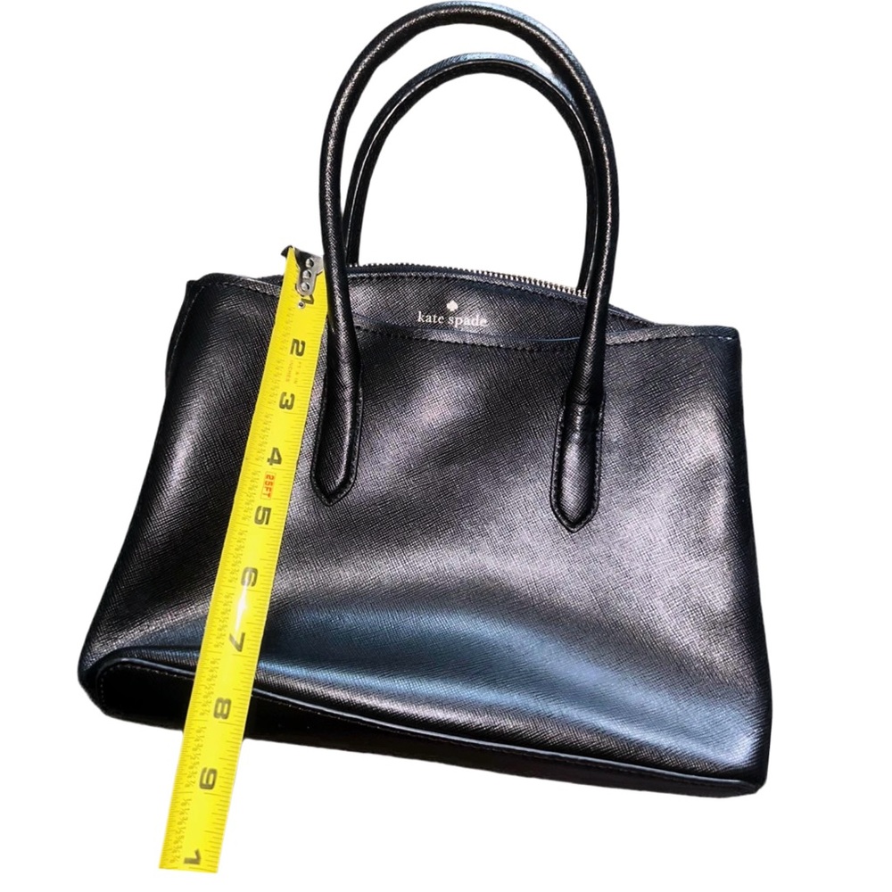 KATE SPADE Black Leather Satchel Madison Dumpling Dolly Phoebe Tote Crossbody - Picture 4 of 6